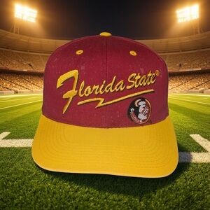 Vtg FSU Seminoles Snapback Hat